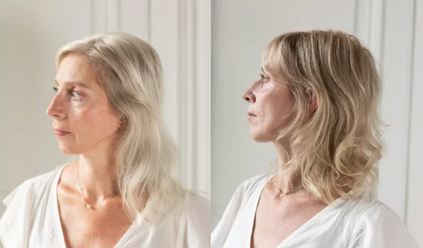 Coloration Gaïa réussie pour les cheveux blonds