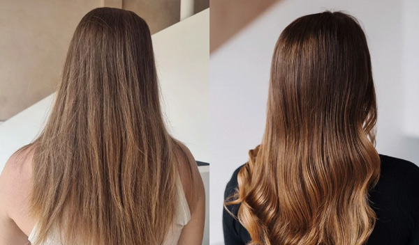 Superbe coloration végétalepour les cheveux châtains clairs